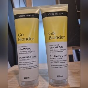 2 John Frieda Go Blonder Lightening Shampoo With Citrus Botanincal Blend.